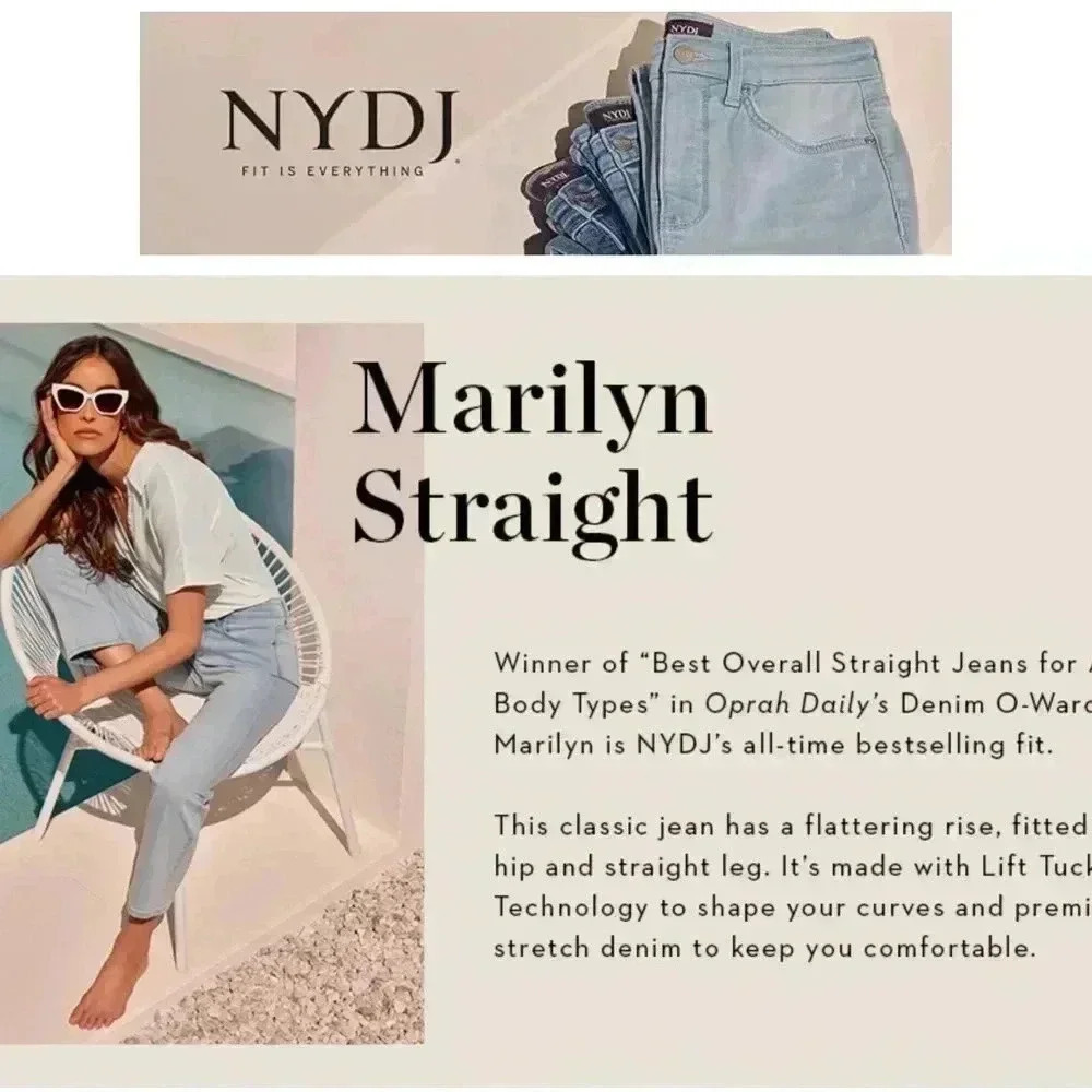 NYDJ Marilyn Black Corduroy pants Size OP - Picture 4 of 14